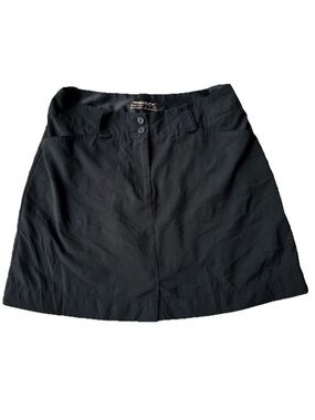 Nike Golf Dri-Fit Black Skort Athleisure Mini Skirt Casual Everyday Classic Sz 4